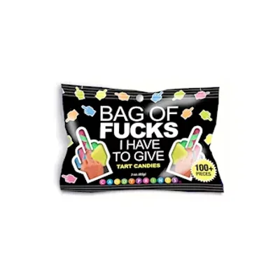 bag of fucks i have to give fruit flavoured lollies