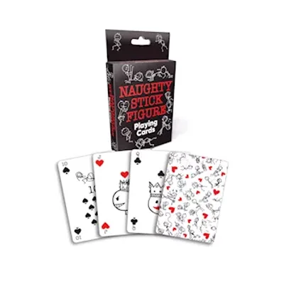 naughty stick figure playing cards
