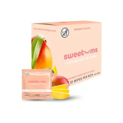 sweetums mango flavoured wipes