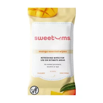 sweetums mango scented unflavoured daily wipes