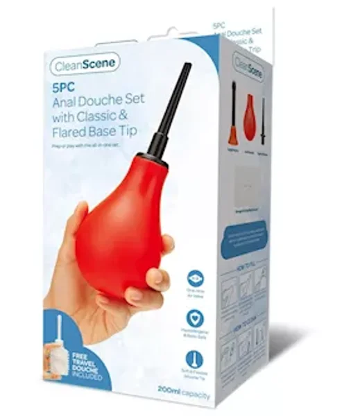 Cleanscene  3pc 200ml Douche Set Including Bulb Classic And Flared Base Tip — image 2 of 2