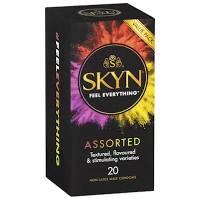 lifestyles skyn assorted soft non latex condoms 20 pack