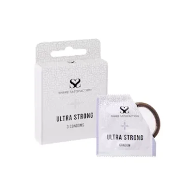 share satisfaction ultra strong condom 3 pack
