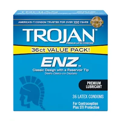 trojan enz lubricated 36 pack