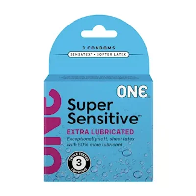 one super sensitive condoms 3pk