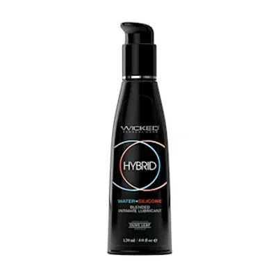 wicked hybrid water silicone blended lubricant 120 ml