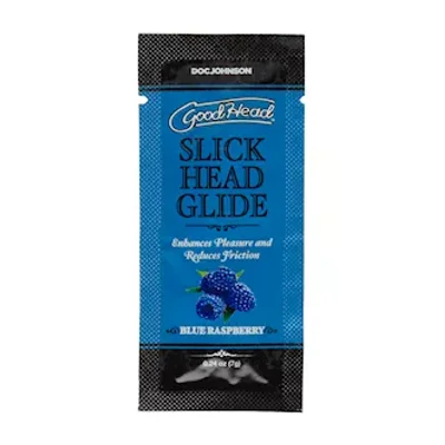 goodhead slick head glide oral gel blue raspberry