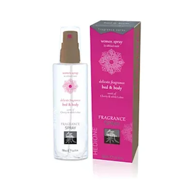 shiatsu cherry white lotus scented bed body spray 100ml