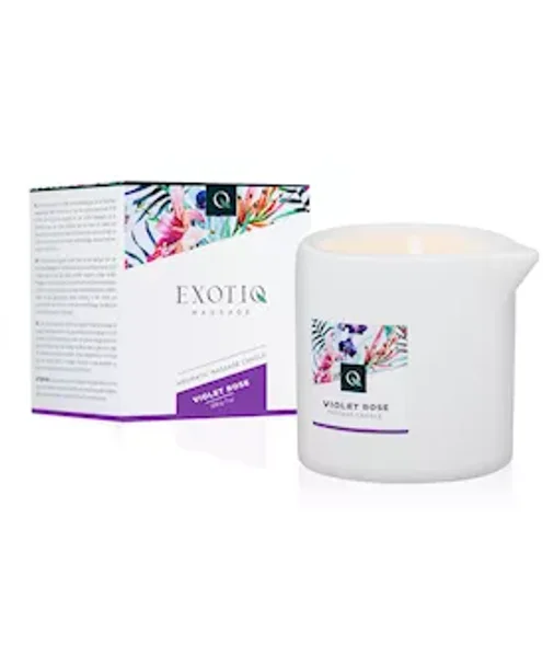 Exotiq Massage Candle Violet Rose — image 2 of 6