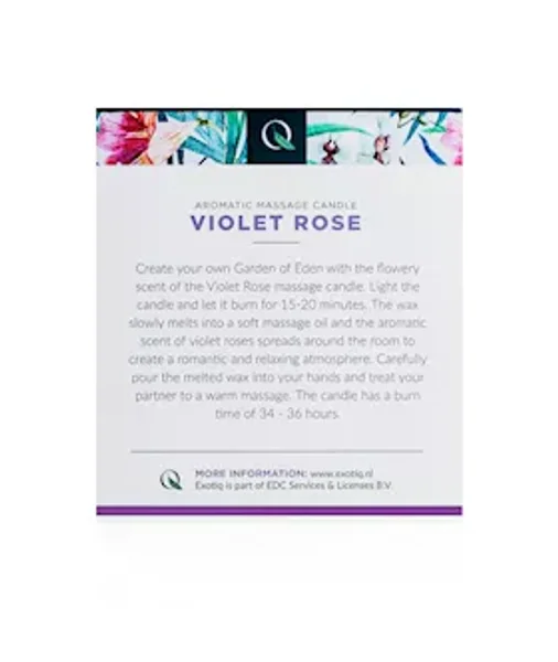 Exotiq Massage Candle Violet Rose — image 6 of 6