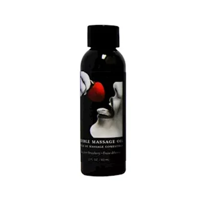 edible succulent strawberry flavoured massage oil 59ml
