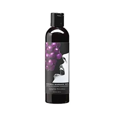 edible gushing grape flavoured massage oil 237ml