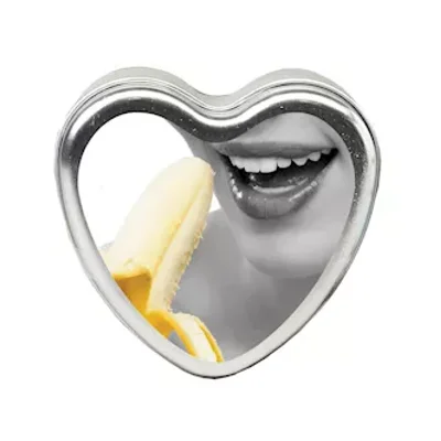 tropical banana flavoured edible massage candle