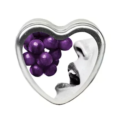grape flavoured edible massage candle