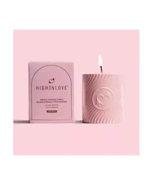 High On Love Massage Candle - Champagne And Strawberries — image 3 of 3