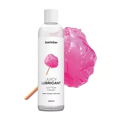 satisfyer juicy lubricant cotton candy 300ml