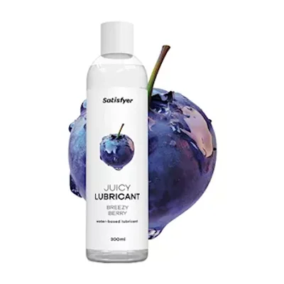 satisfyer juicy lubricant breezy berry 300ml