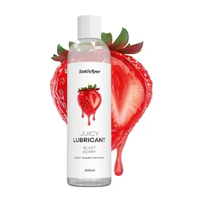 satisfyer juicy lubricant blast berry 300ml