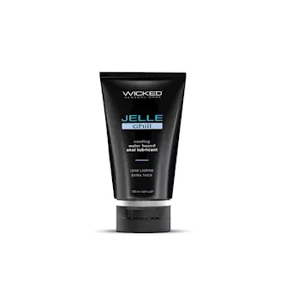 wicked jelle chill cooling water based anal lubricant 120ml