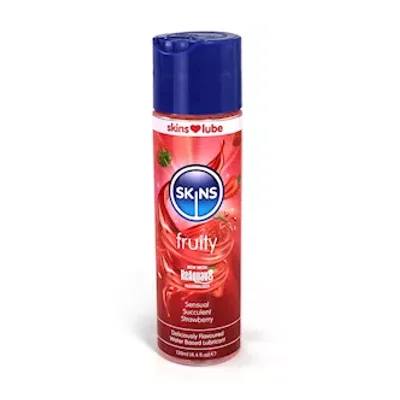 skins strawberry water based lubricant 44 fl oz