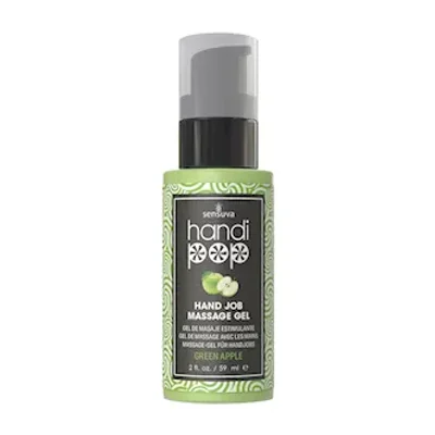 handipop green apple edible massage gel 59ml