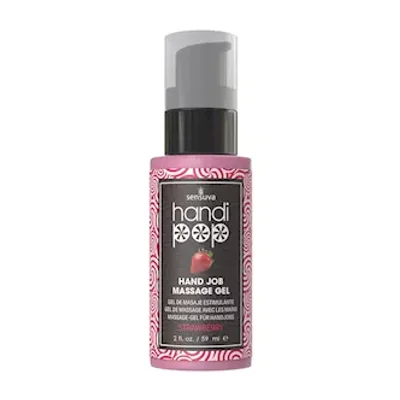 handipop strawberry edible massage gel 59ml