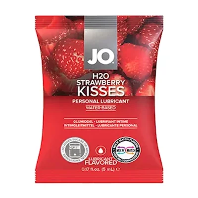 jo h2o strawberry kisses lubricant 5ml