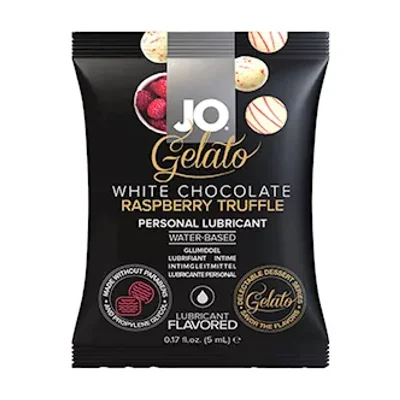 system jo gelato white chocolate raspberry truffle sample