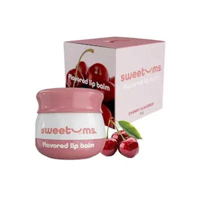 sweetums cherry flavoured lip balm