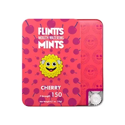 flintts mouth watering mints cherry