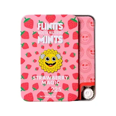 flintts mouth watering mints strawberry magic