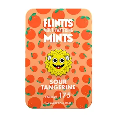 flintts mouth watering mints sour tangerine