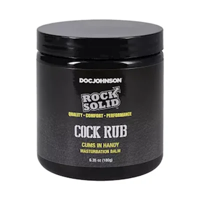 rock solid cock rub masturbation balm