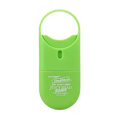 goodhead juicy head spray to go sour green apple