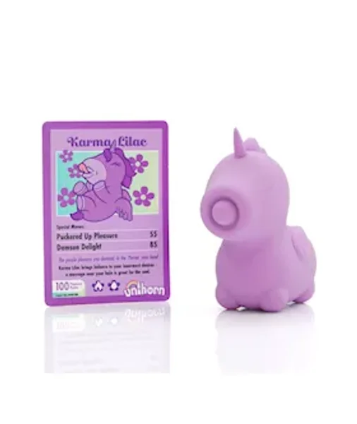 Unihorn Karma Lilac Massaging Clitoral Vibrator — image 3 of 9