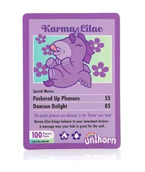 Unihorn Karma Lilac Massaging Clitoral Vibrator — image 4 of 9