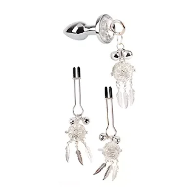 silver plume nipple clamp and plug kit