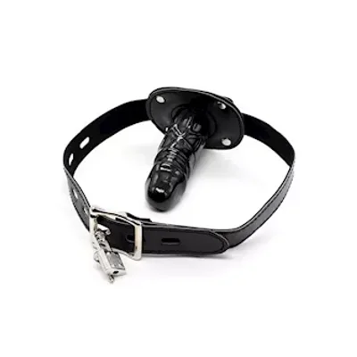 kinki dildo gag with padlock