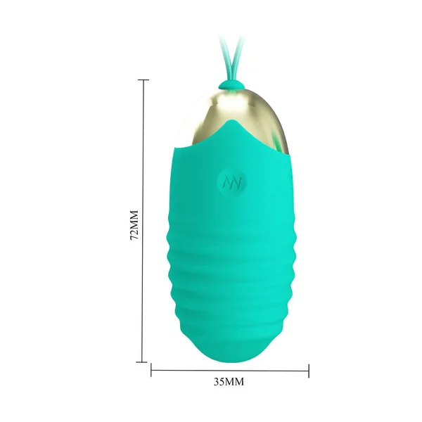 Party Up - Ian Vibrating Egg with Remote (Teal) — image 4 of 5