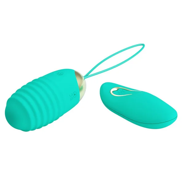 Party Up - Ian Vibrating Egg with Remote (Teal) — image 3 of 5