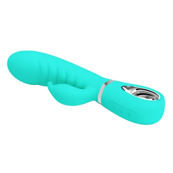 Party Up - Edward Rabbit Vibrator (Teal) — image 3 of 3