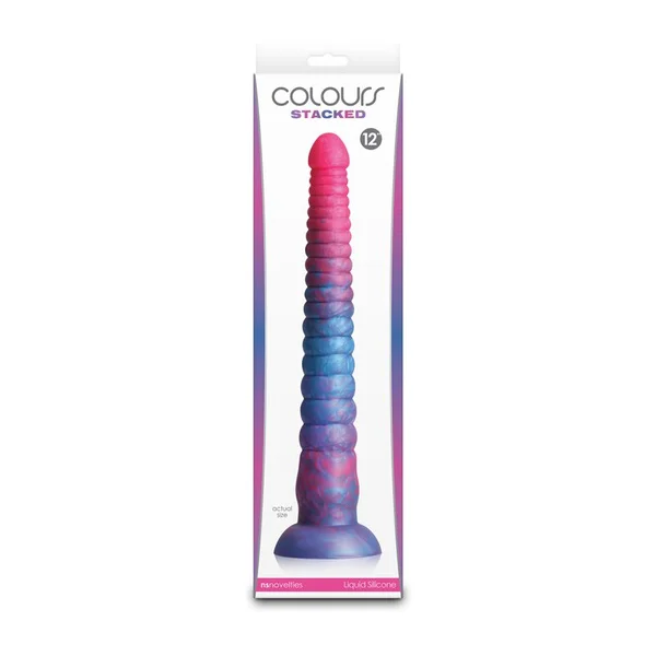 Colours Stacked - 12 Inch Dildo — image 6 of 12