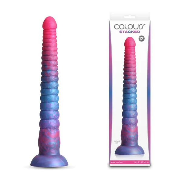 Colours Stacked - 12 Inch Dildo — image 3 of 12