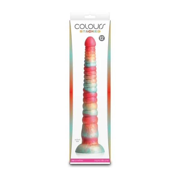 Colours Stacked - 12 Inch Dildo — image 11 of 12