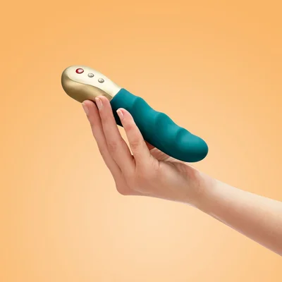 fun factory stronic petite thrusting vibrator deep sea blue