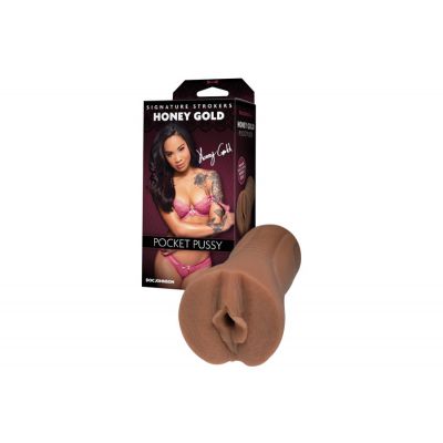 Signature Strokers Honey Gold Ultraskyn Pocket Pussy