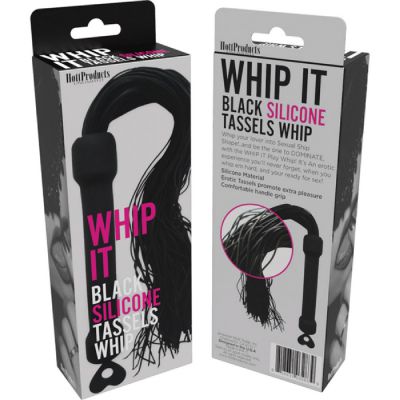 Whip It Black Tassel Whip Black