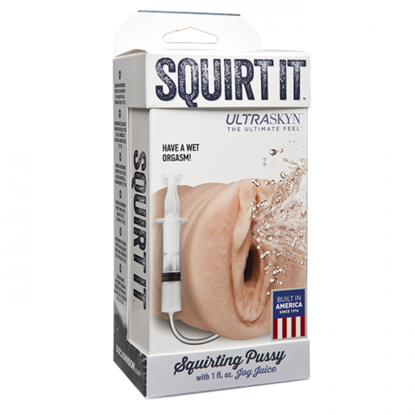 Squirt It! Squirting Pussy Masturbator with Joy Juice