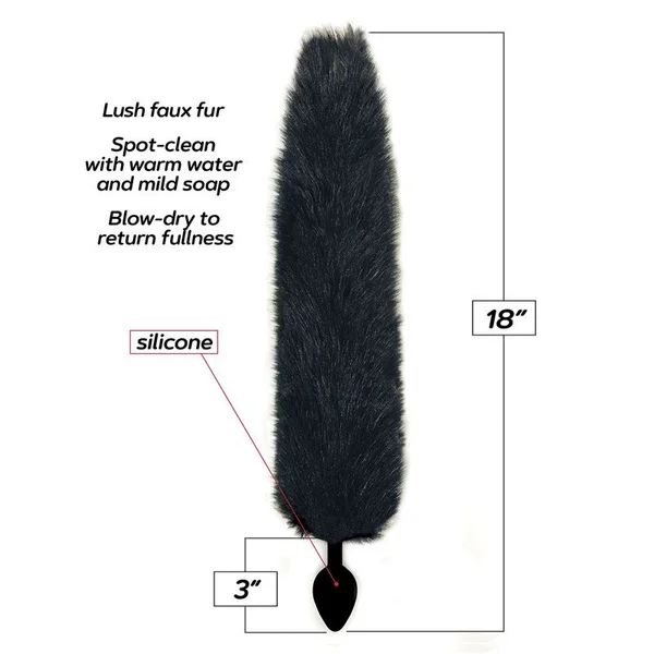 Foxy - Fox Tail Silicone Butt Plug — image 6 of 12
