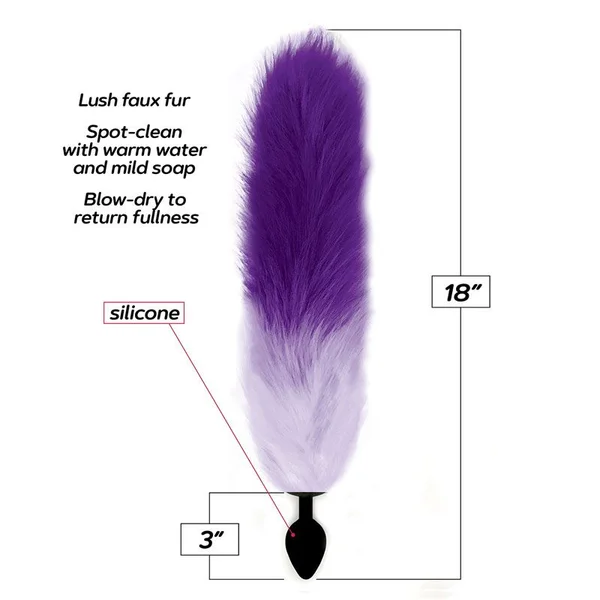 Foxy - Fox Tail Silicone Butt Plug — image 2 of 12